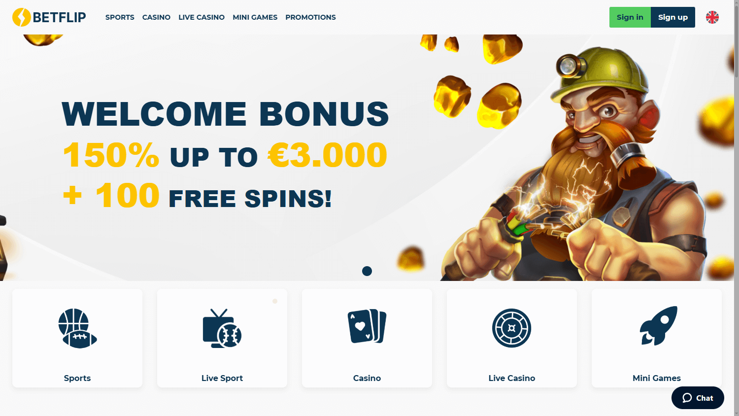 BetFlip Casino Desktop screenshot