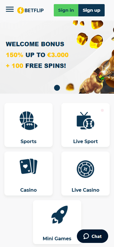 BetFlip Casino Mobile screenshot